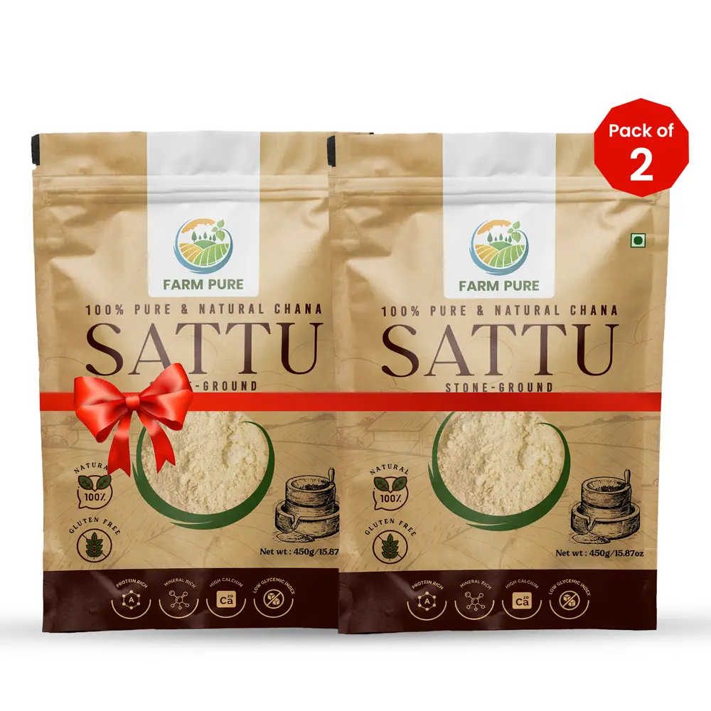 Chana Sattu Powder 450g x 2 Packs image